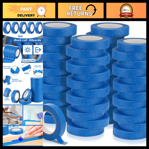 Rolls blue painters tape - tape, 1"