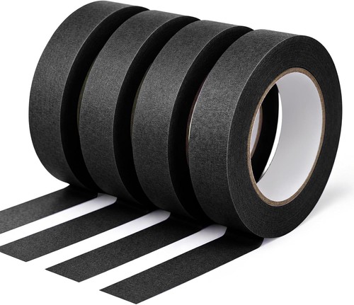 Rolls black painters tape - rolls,