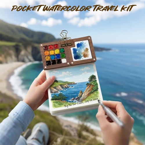 Mini watercolor kit travel - mini,