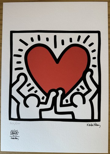 Keith haring signed numbered - &,