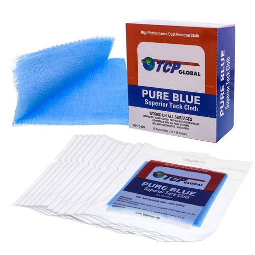 Blue tack cloths box - blue, 12