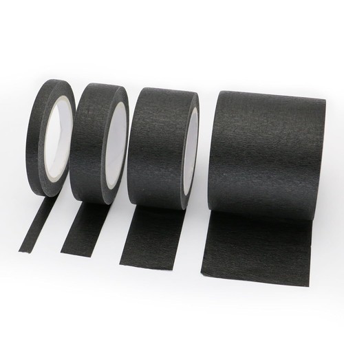 Black painters tape - black,