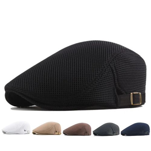 Men mesh newsboy caps - men,