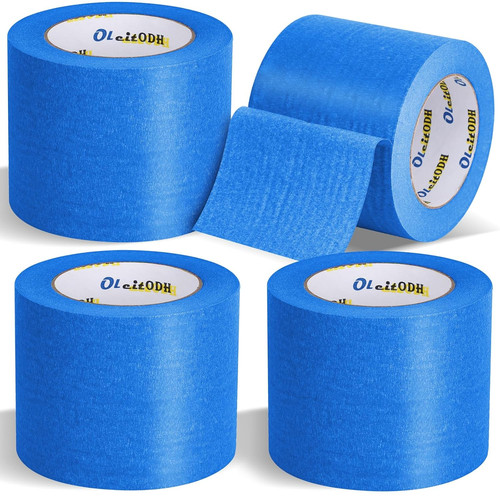 Rolls blue painters tape 4 - rolls,