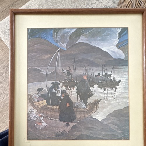 Andean lake scene - andean,