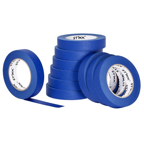 Pack blue painters tape - 10-pack, tape,