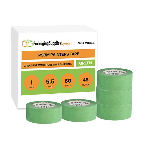 Green painters tape - green, 1"x