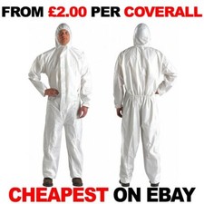 Disposable Coveralls White