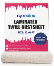 3 x Cotton Dust Sheet Large -