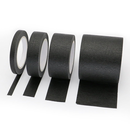 Black painters tape masking - black,