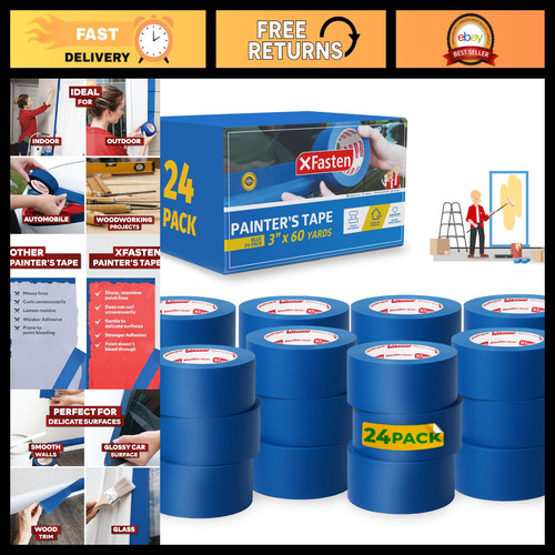 Bulk blue painters tape - blue,