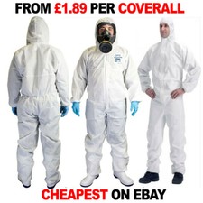 White Disposable Coveralls