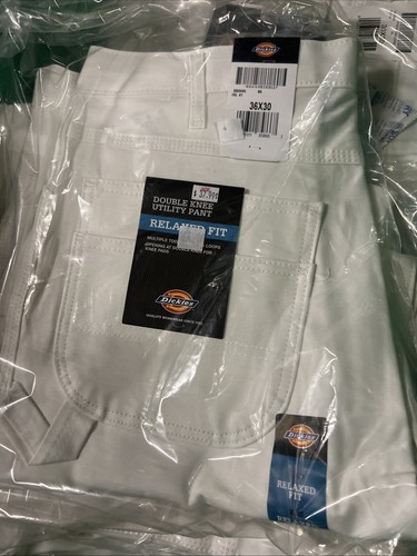 Dickies white painters pants - white,